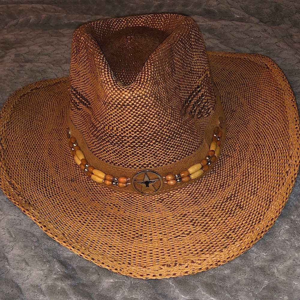 Women’s MILANI Brown Straw Cowgirl Hat